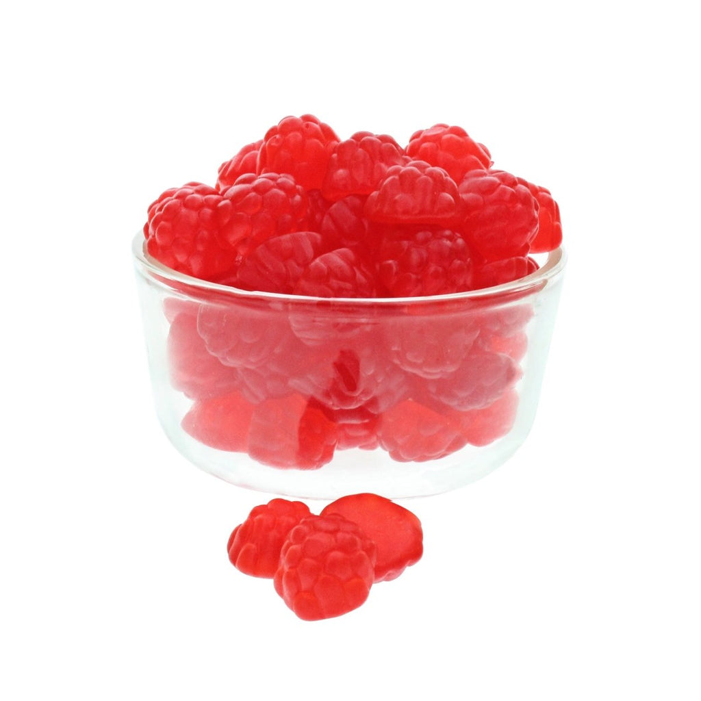 Berry Red Gummy Raspberries Bulk - gretelscandy