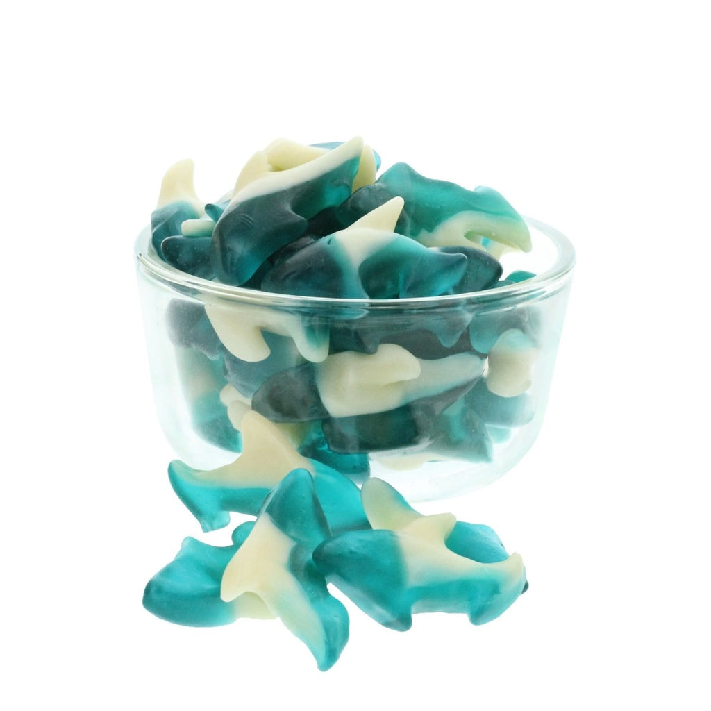 Blue Gummy Sharks Bulk - gretelscandy