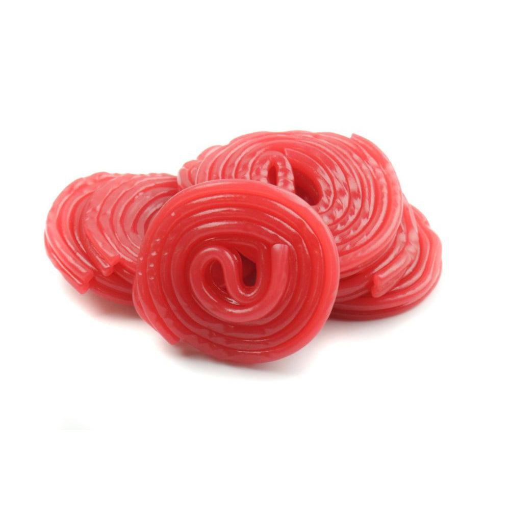 Strawberry Licorice Wheels Bulk - gretelscandy